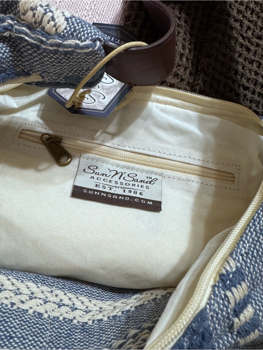 “Boho Woven Shoulder Bag | Summer Coastal Vibes | Sun N Sand” - Picture 4 of 7
